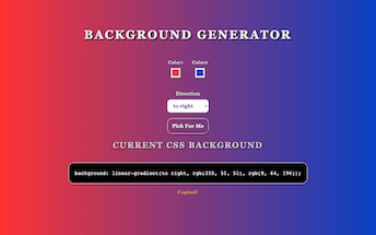 Background Generator